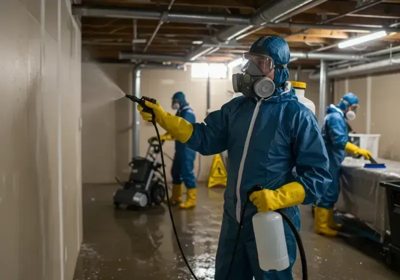 Basement Sanitization and Antimicrobial Treatment process in Gentry County, MO